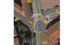 Cameri rotatoria sperimentale