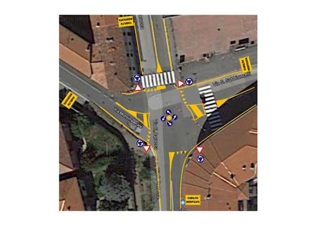 Cameri rotatoria sperimentale