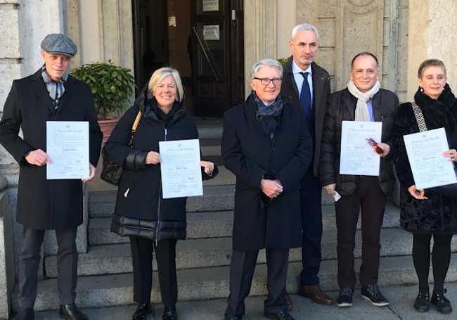 Consegna stelle merito lavoratori