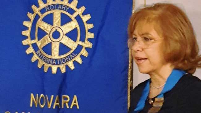 Laura Ubezio Presidente Rotary Club Novara San Gaudenzio