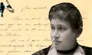 Marchesa Colombi con autografo 