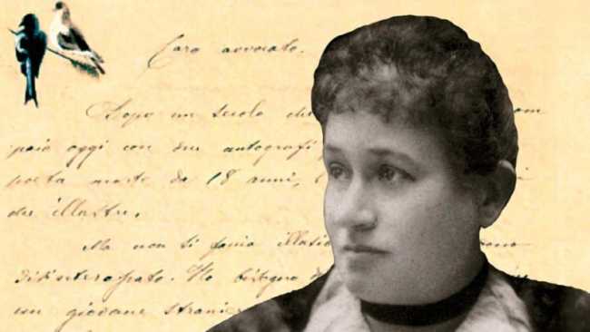 Marchesa Colombi con autografo 