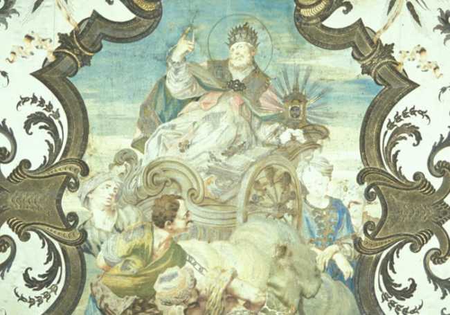 Oleggio baldacchino processionale