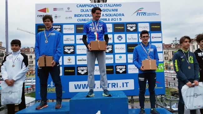 Premiazione Biathlon copyright Federazione Italiana Triathlon