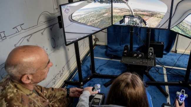 Simulatore di volo Rolfo