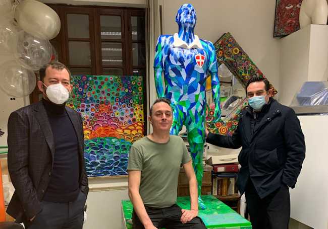 Streeet Assa statua ecologica