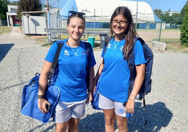 Veronica Goddi Elena DAmico softball