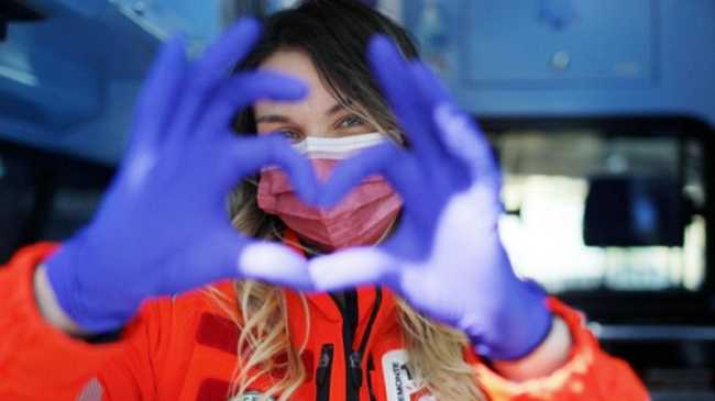 Volontaria soccorritrice