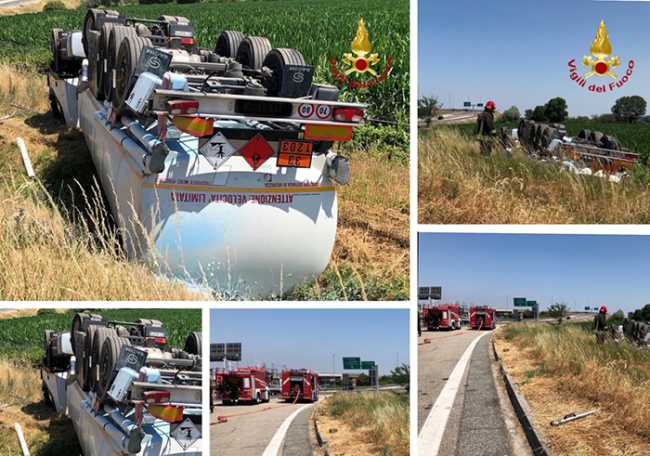 autobotte autostrada campo vigili 19