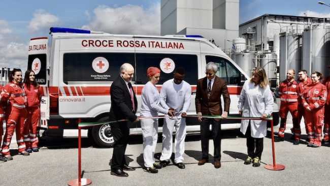 barilla donazione ambulanza cri