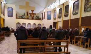 cappuccina chiesa interno inverno