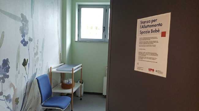 cartello stanza allattamento upo