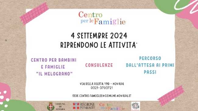 centro famiglie novara