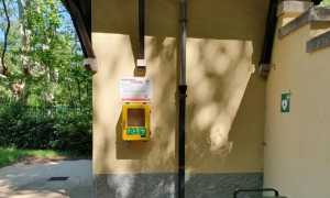 defibrillatore parco bambini
