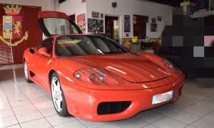 ferrari sequestrata