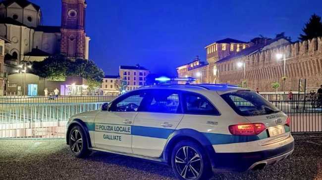 galliate polizia locale notte 1