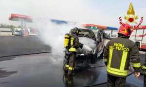 incendio area servizio 1