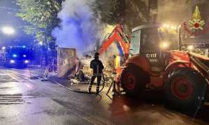 incendio novara container