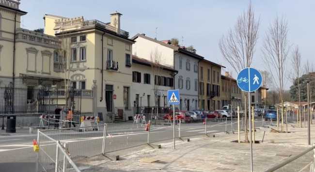 lavori mazzini foto oleggio