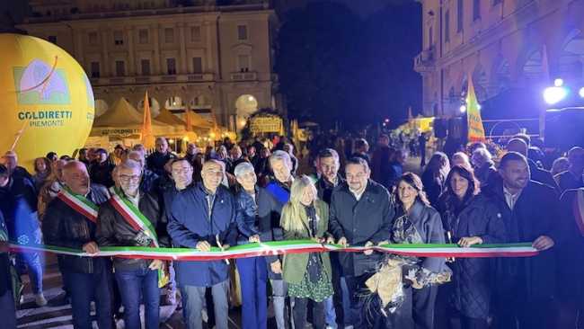 notte gialla coldiretti nastro