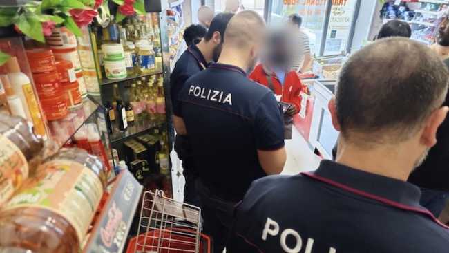polizia controlli esercizi commerciali