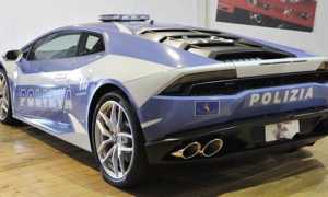 polizia lamborghini