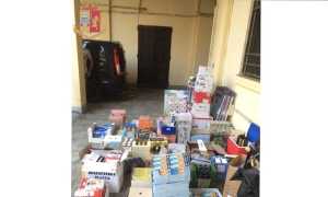 polizia merce rubata sequestrata