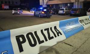 polizia notte nastro 