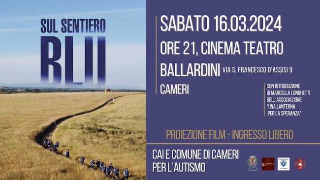 sentiero blu cameri