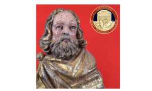 statua lignea rubata