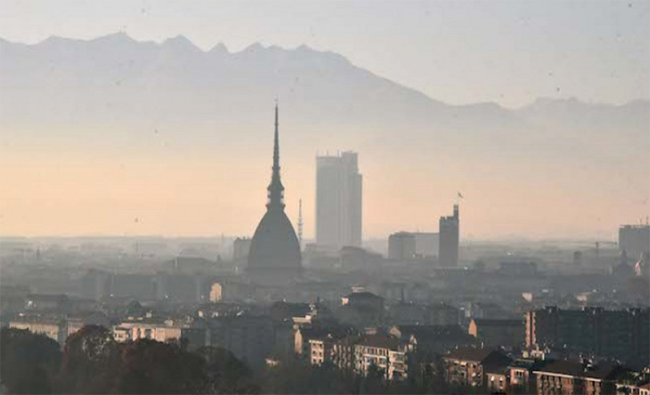 torino alba smog cupola