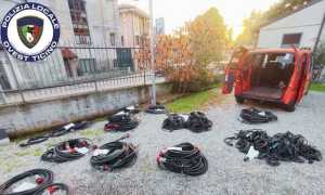 trecate furto cavi elettrici