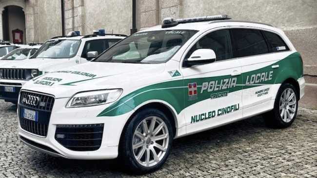 trecate polizia locale auto comando lato