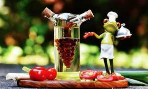 verdura divertente rana