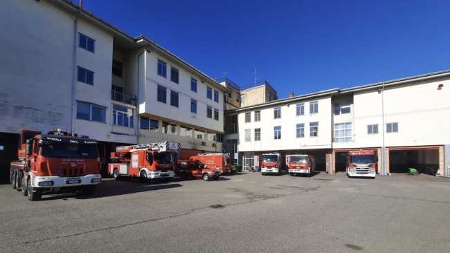 vigili del fuoco caserma novara
