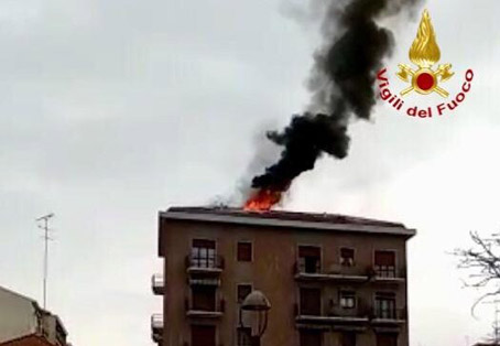 incendio via Perazzi
