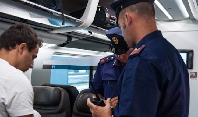 controllo treno polfer