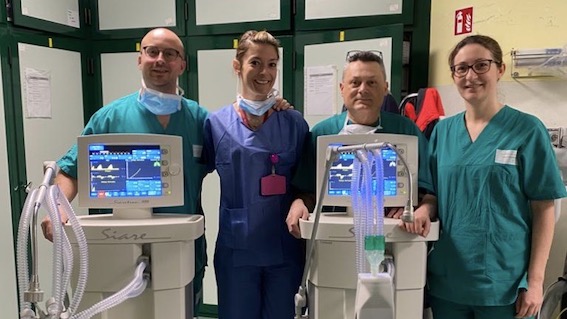 ventilatore da rianimazione