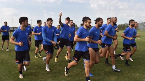 novara allenamento