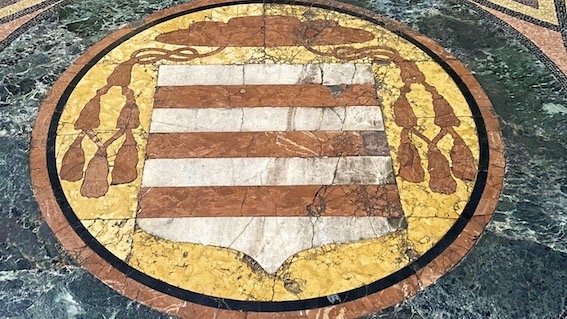 mosaico cacciapiatti