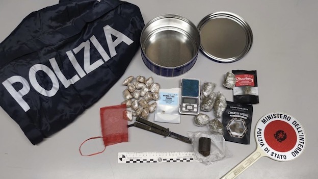 arresto spaccio polizia